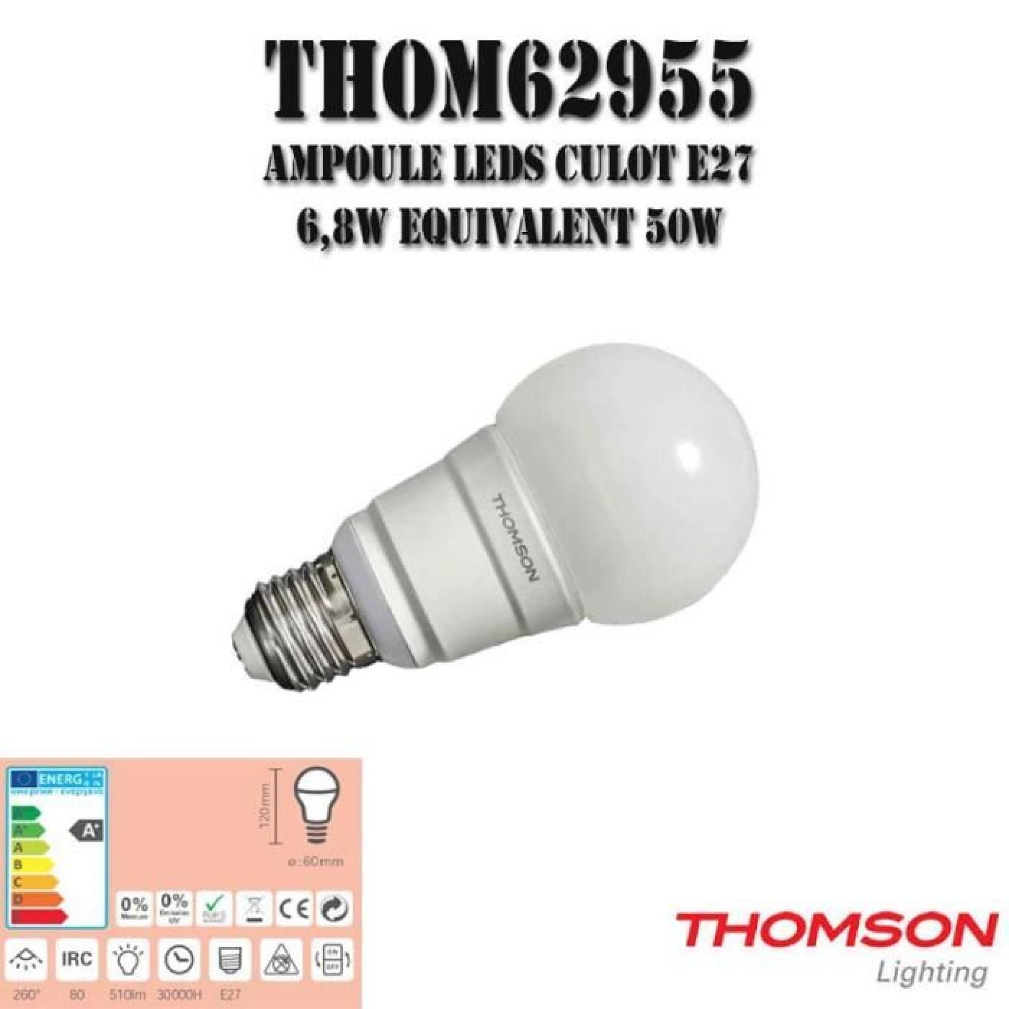 THOM62955: Ampoule LED E27, 6,8W