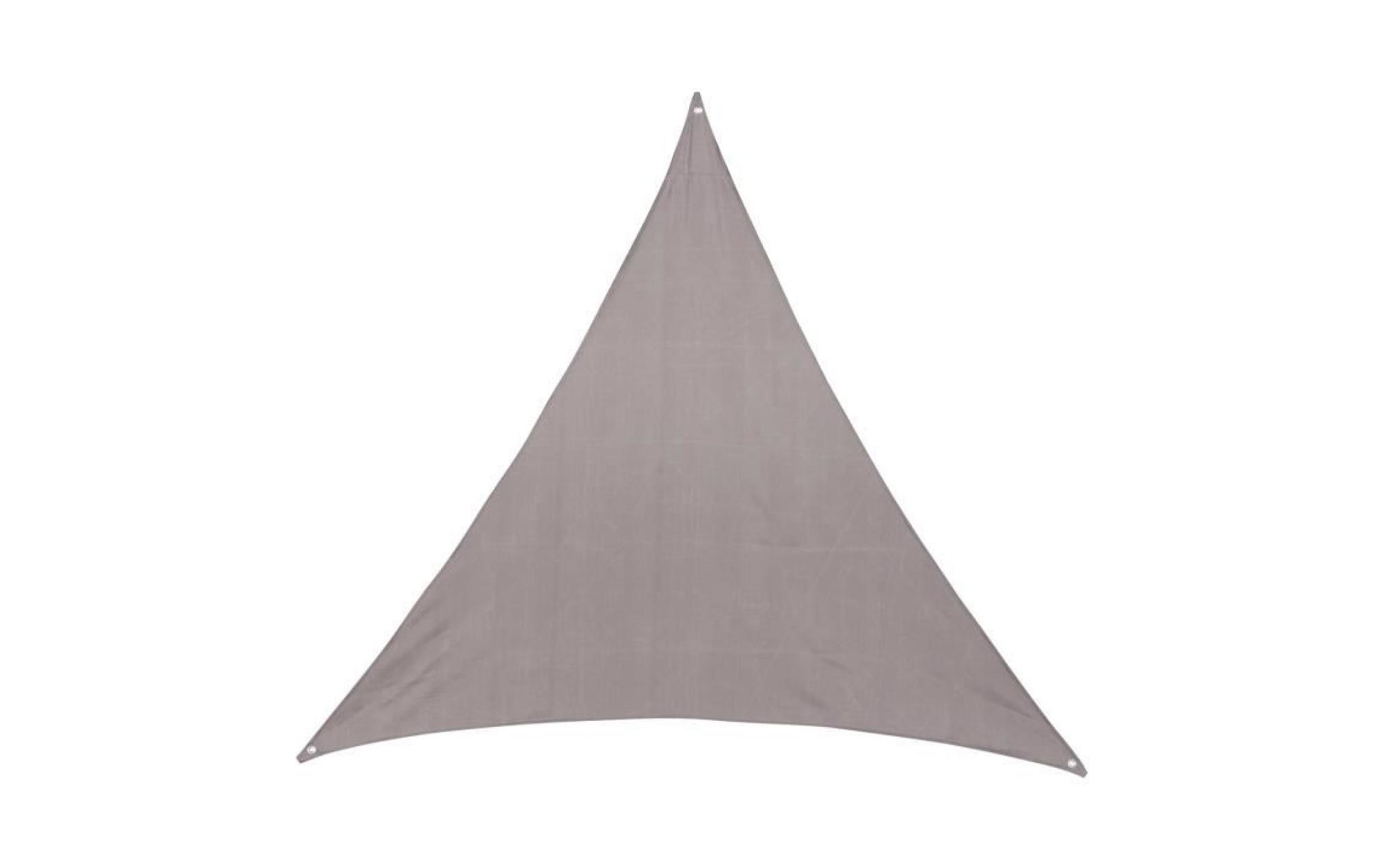 toile solaire   voile d'ombrage anori   3 x 3 x 3 m   taupe
