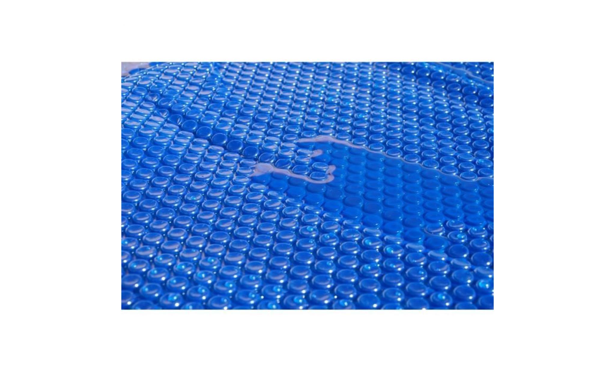 TORRENTE Bâche isotherme pour piscine 550x366cm - Bleue pas cher