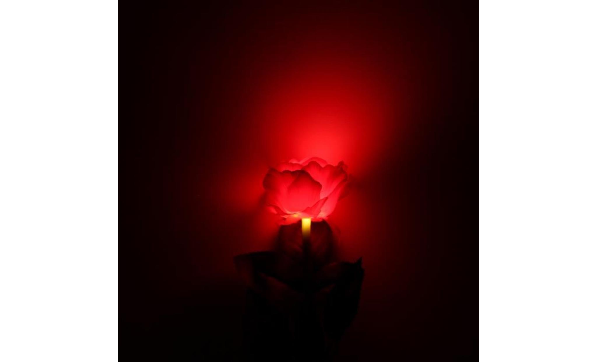 u lampe de fleure Énergie solaire jardin de roses extérieur 1.2v 0.15w bleu