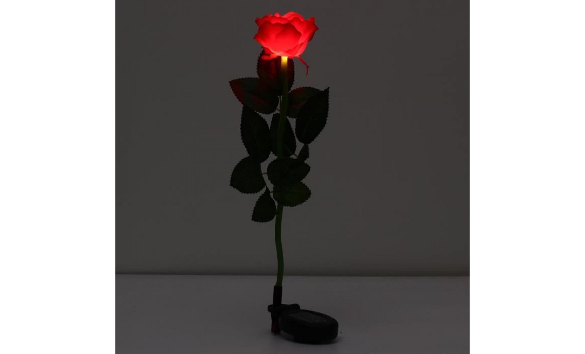 u lampe de fleure Énergie solaire jardin de roses extérieur 1.2v 0.15w bleu pas cher