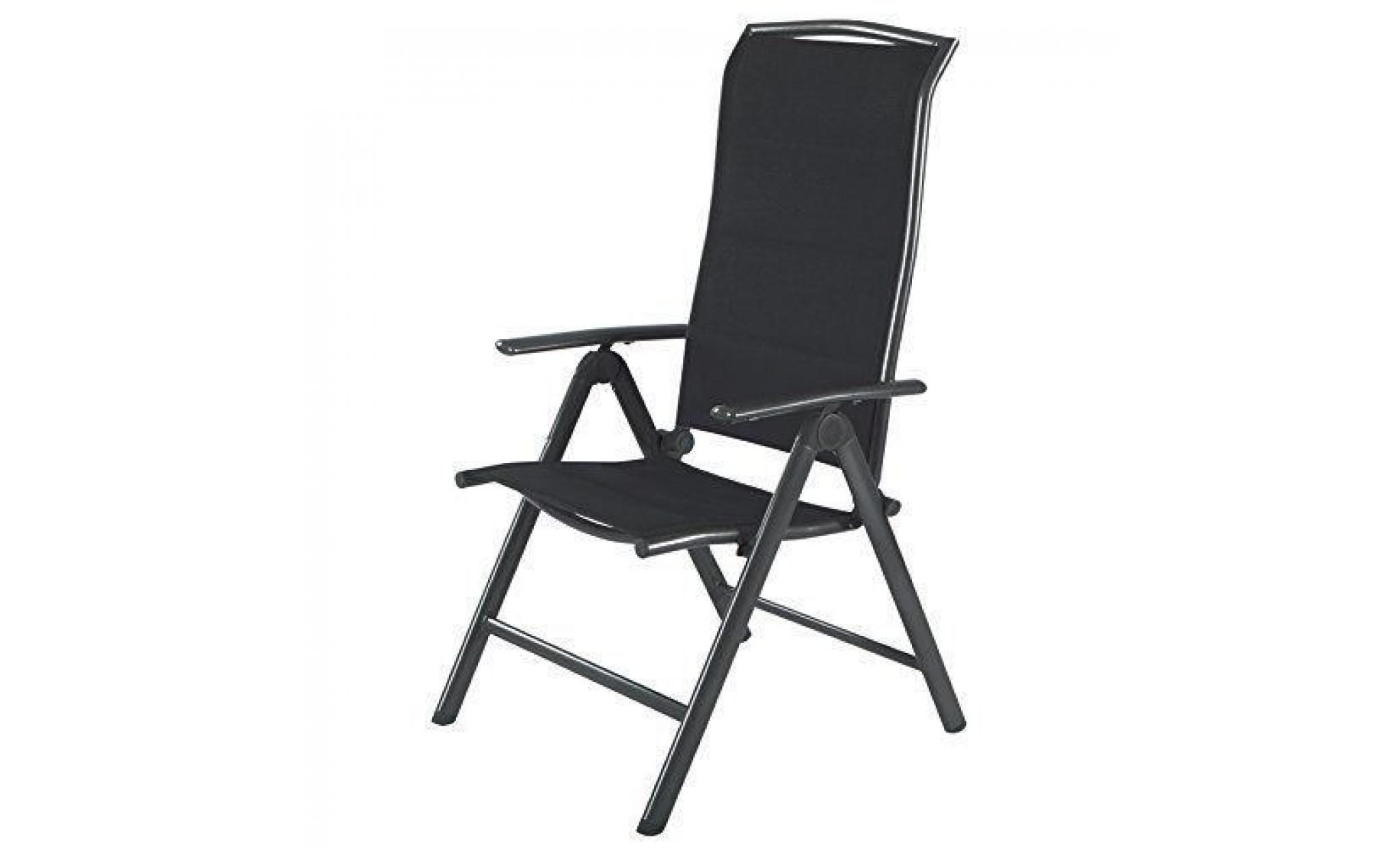 ultranatura fauteuil pliant en aluminium, gamme korfu   plus,anthracite…