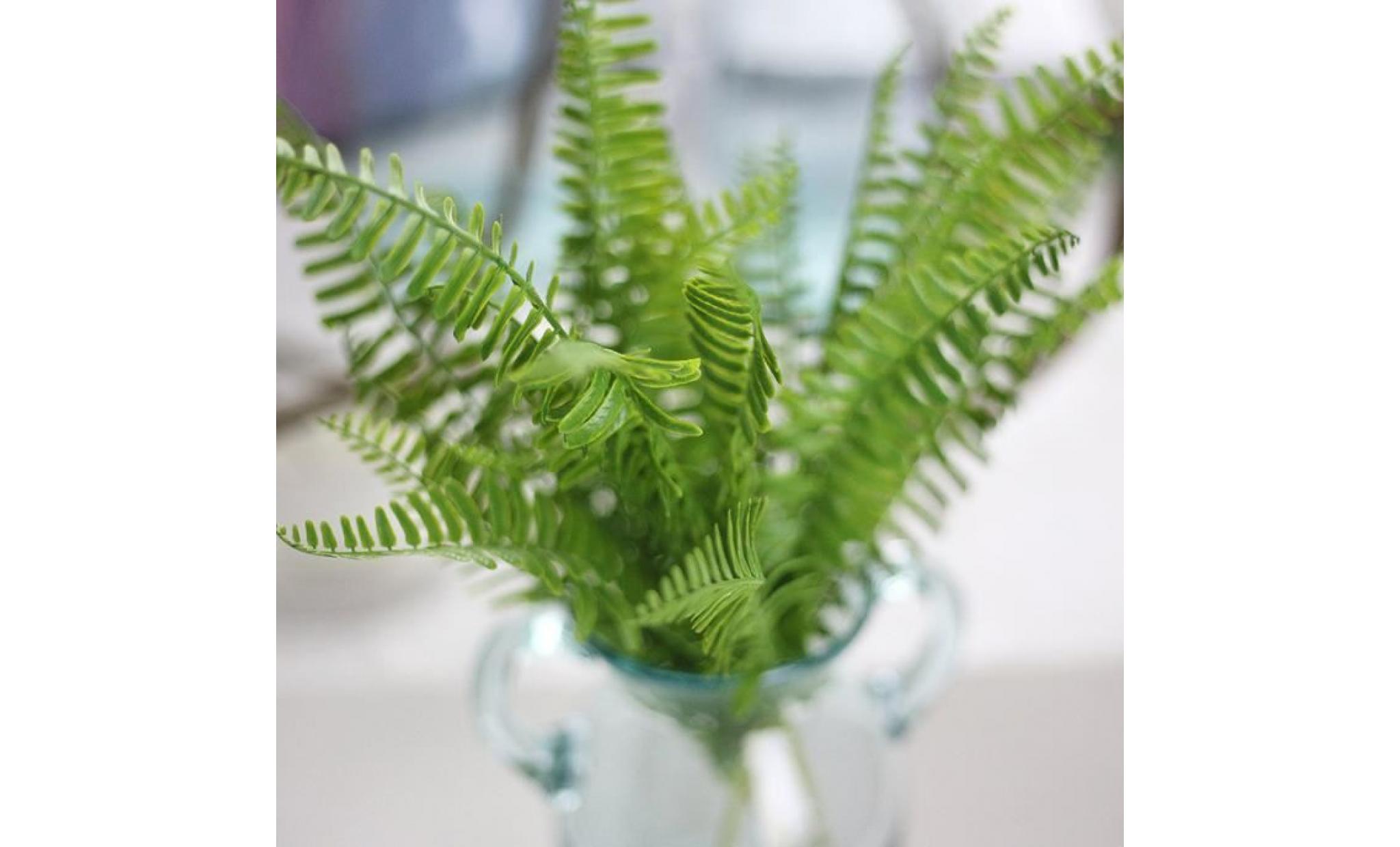 vert artificiel en plastique petites feuilles plantes eucalyptus home decor de mariage #si 218 pas cher