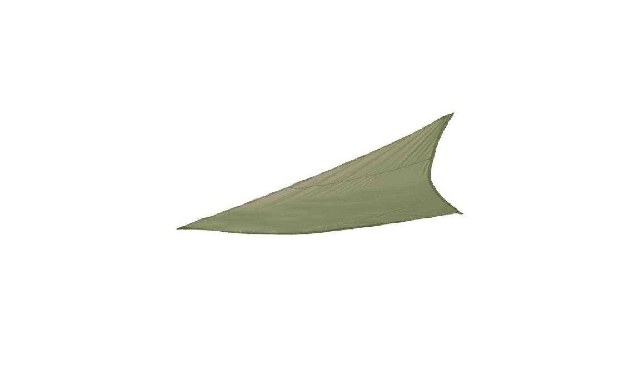 voile d'ombrage triangulaire 4,80 m beige pas cher