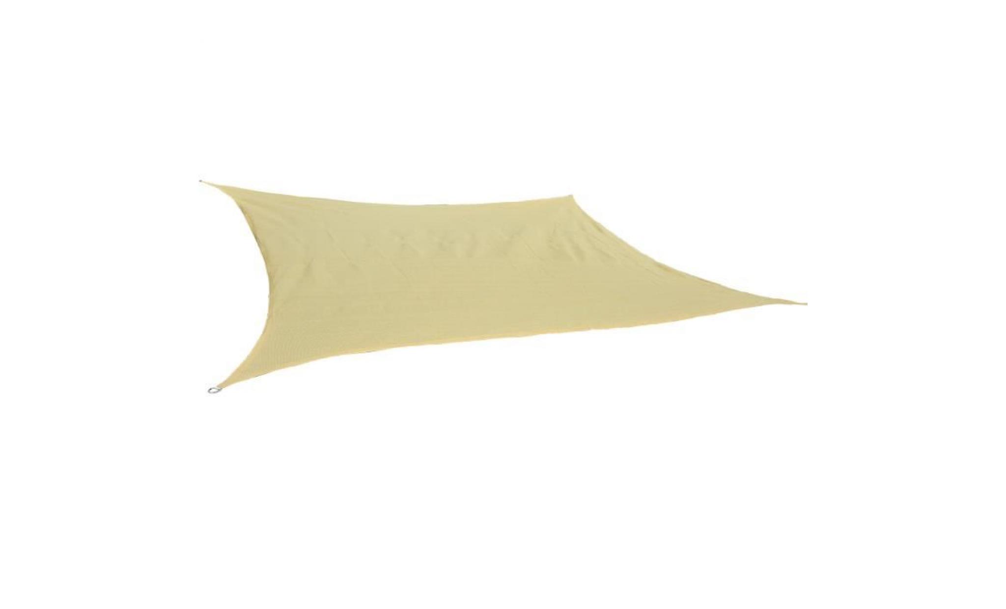 voile d’ombrage 3 x 3m bot sable