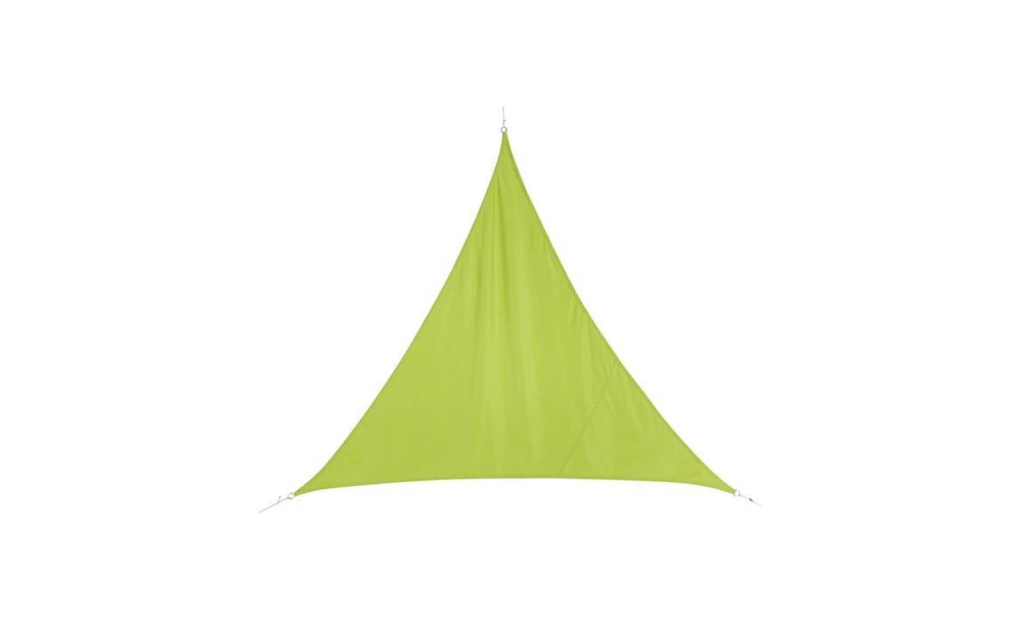 voile d'ombrage en polyester vert, 300 x 300 x 300 cm