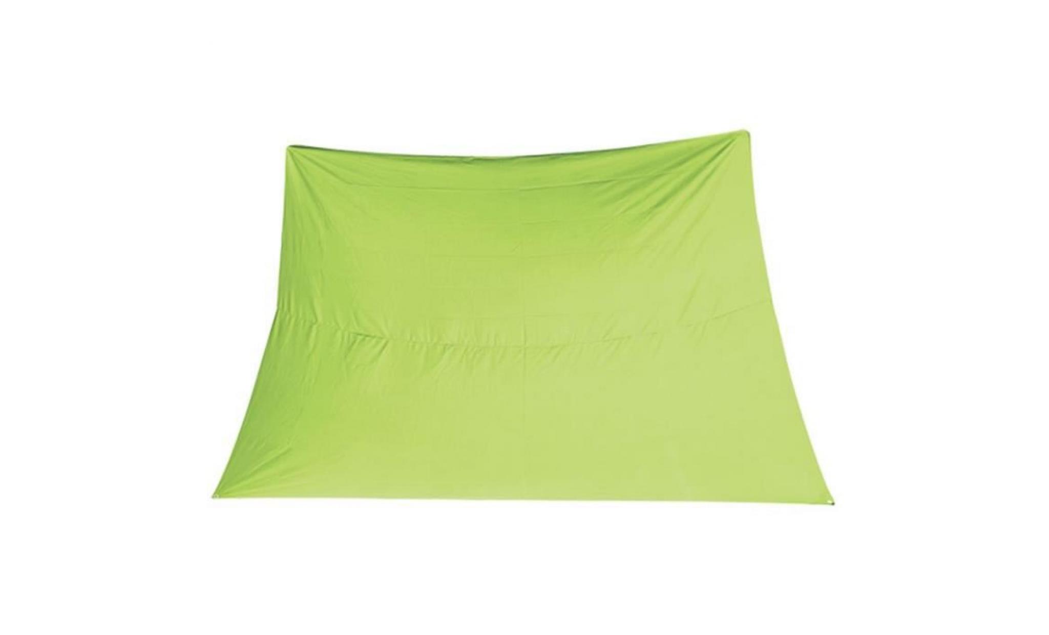 voile d'ombrage rectangulaire coloris vert   dim : 3 x 4 m