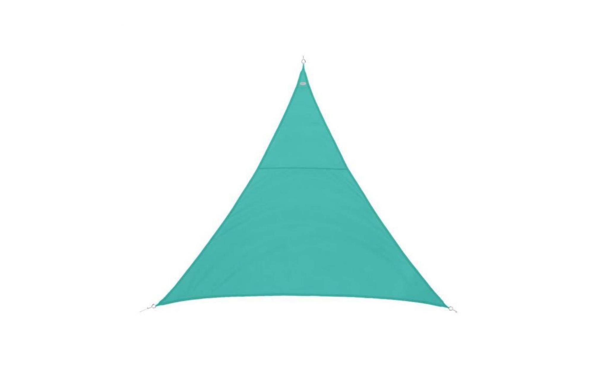 voile d''ombrage triangulaire 4 x 4 x 4 m curacao   bleu orage
