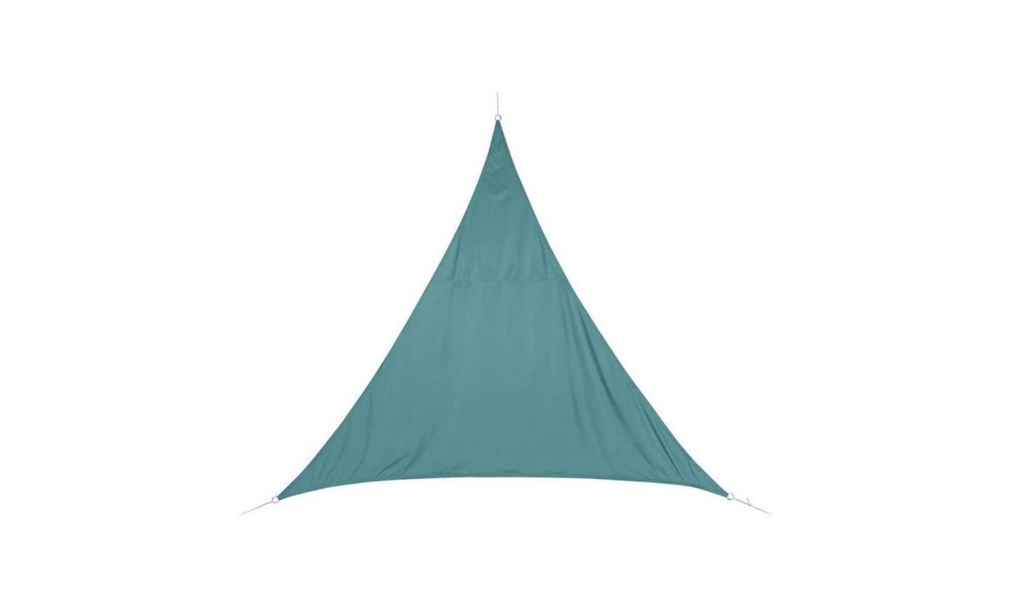 voile d''ombrage triangulaire 5 x 5 x 5 m curacao   bleu orage