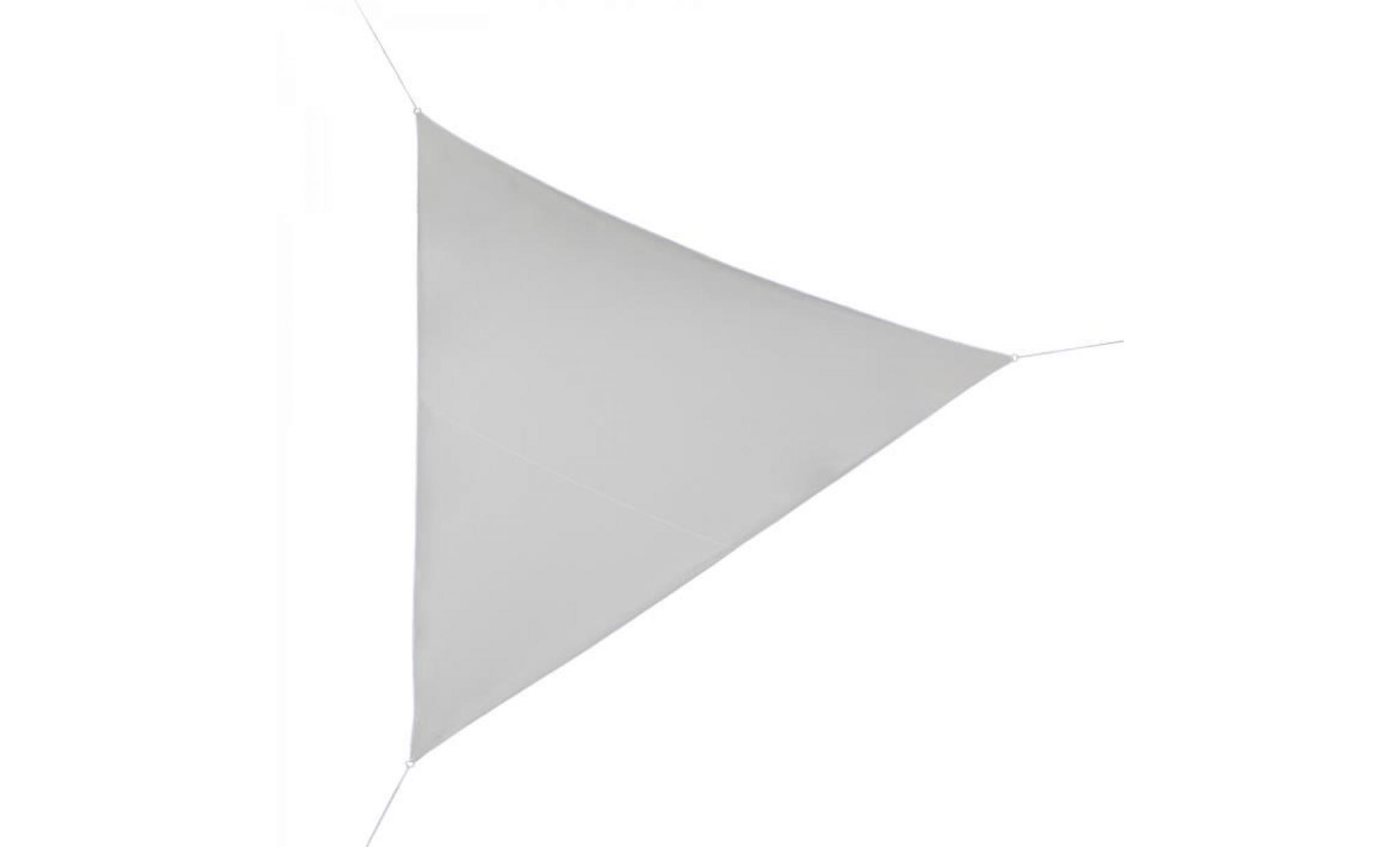 voile d’ombrage triangulaire beige 3,6 m