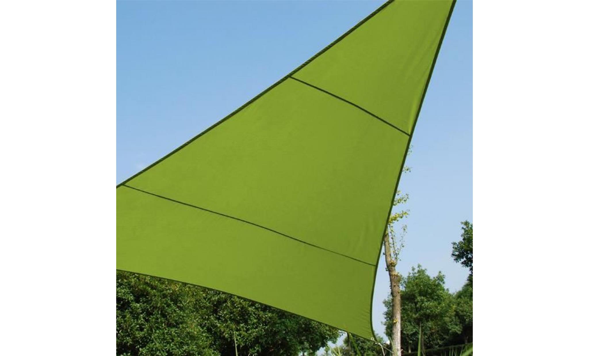 Voile d'ombrage Triangulaire (L3m) Anori Vert