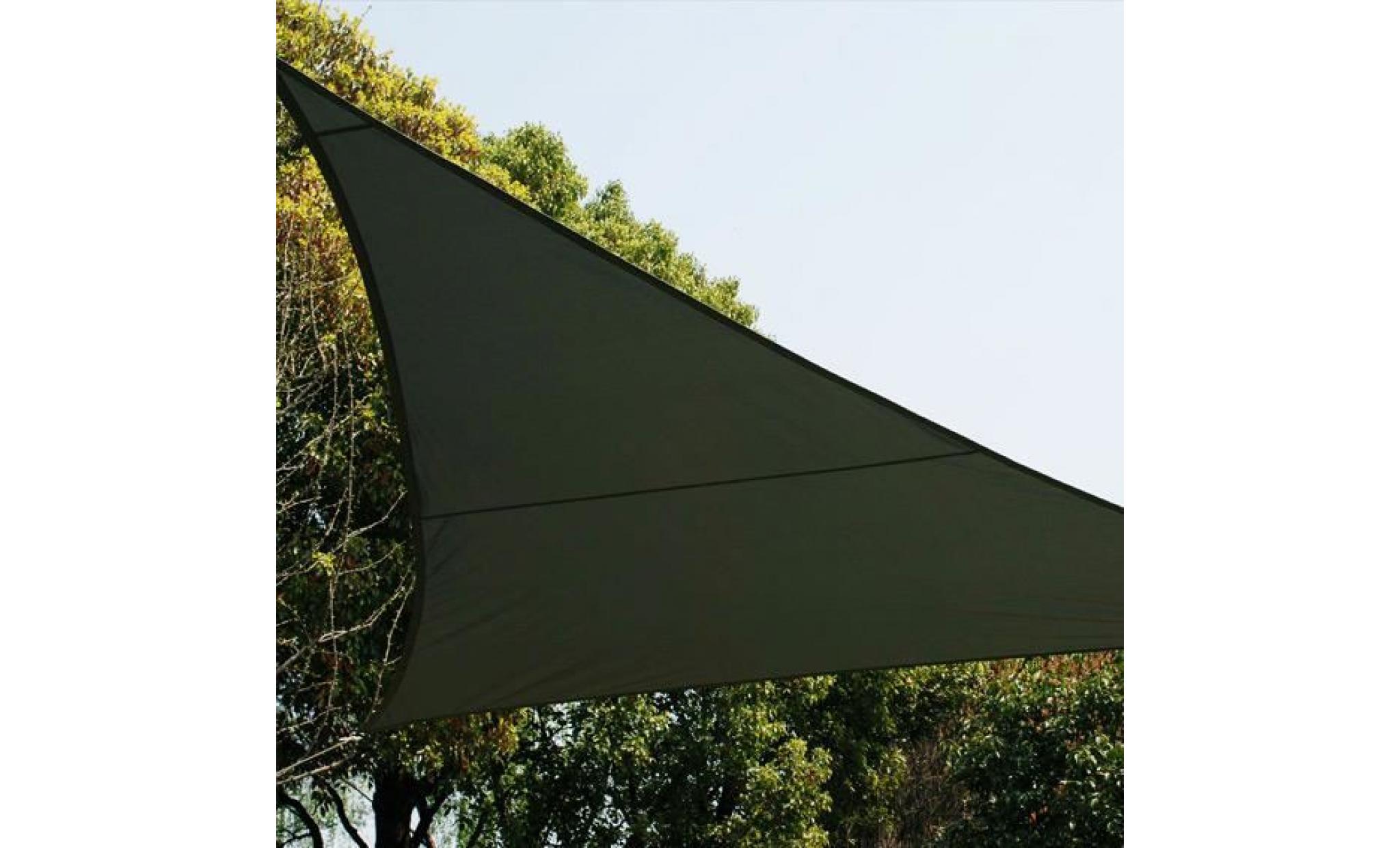 voile d'ombrage triangulaire (l3m) curacao gris
