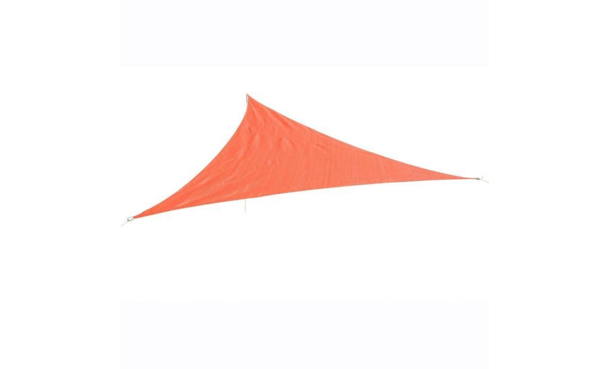 voile d'ombrage triangulaire pointu rouge pas cher