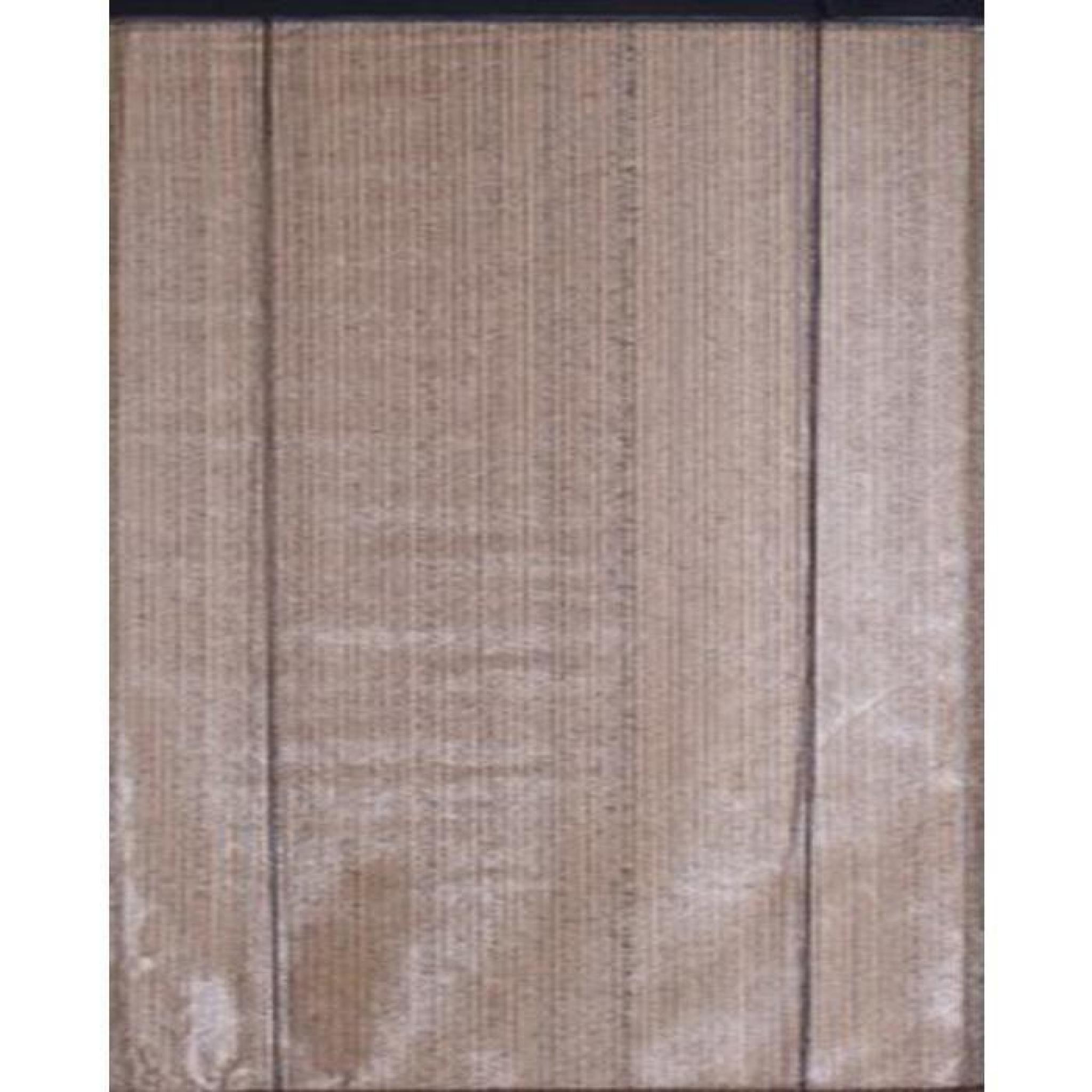 Voile d'ombrage verticale à enrouleur Brun Havane Ajouré en polyéthylène tressé 165 g - m² anti-UV, 100 x 180 cm