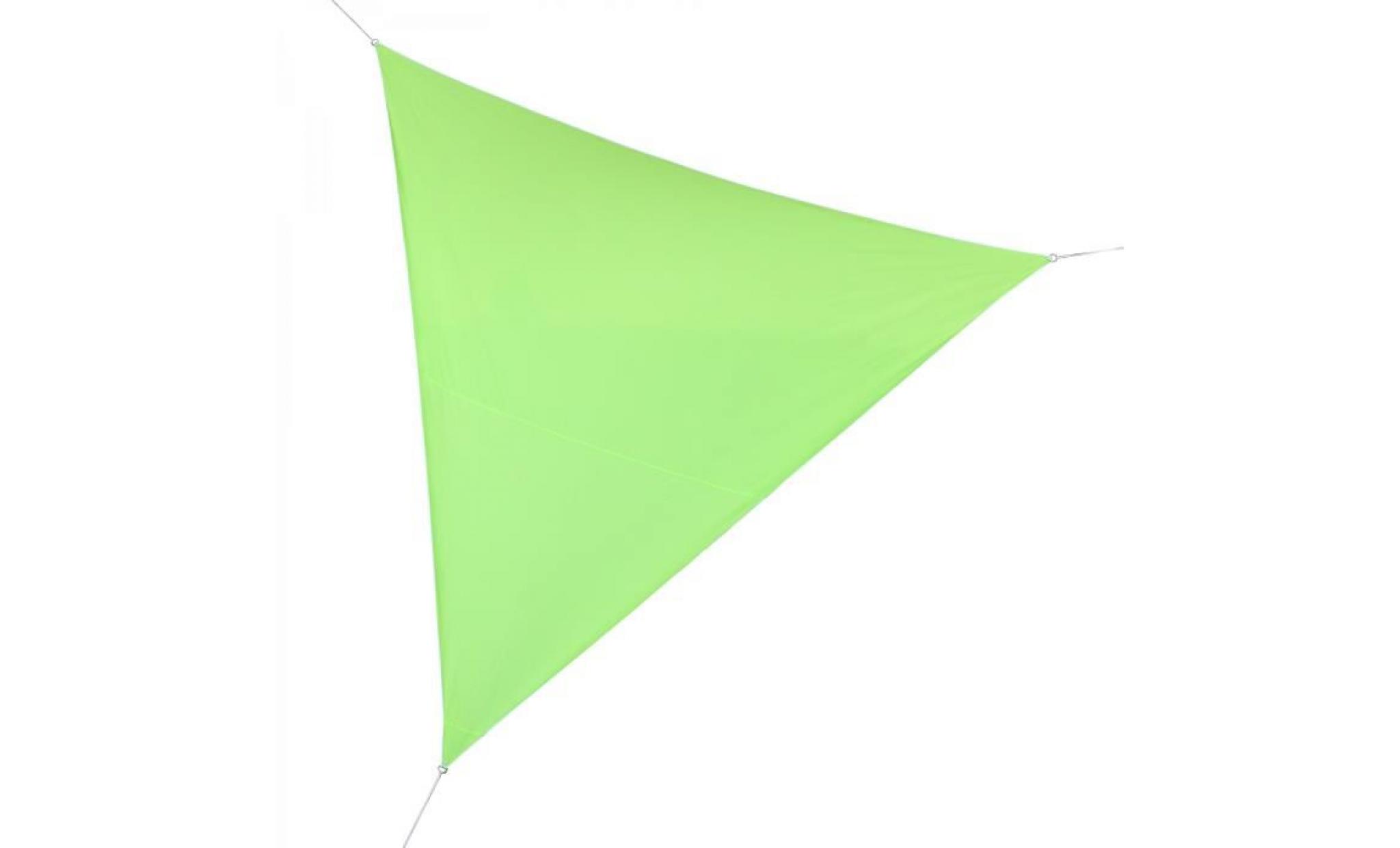 voile dombrage triangulaire verte 3,6 m