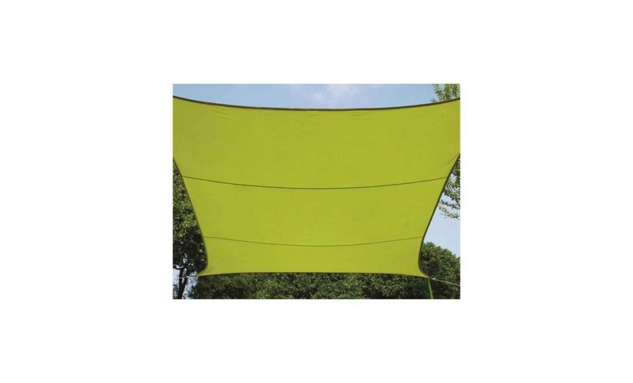 voile solaire   rectangulaire   2 x 3 m   couleur: vert lime