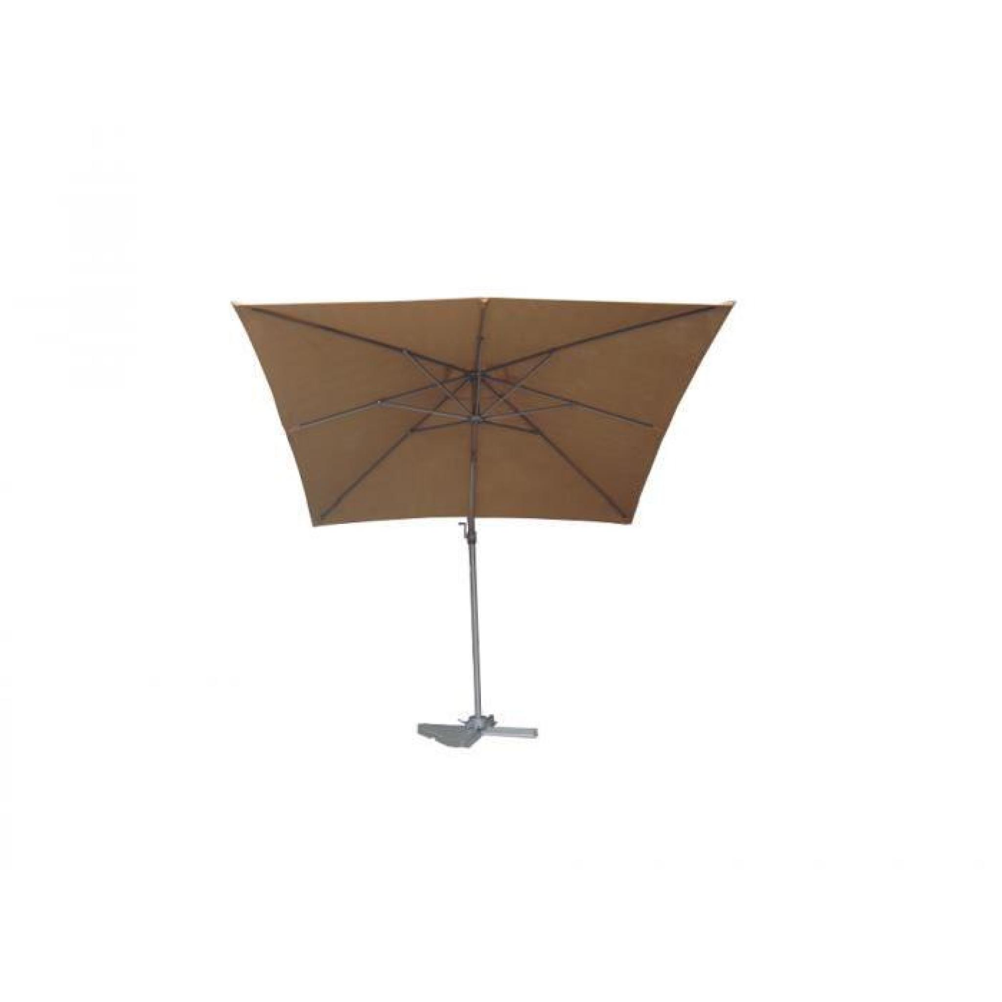 WISLOW chocol parasol 2,5x2,5 pas cher
