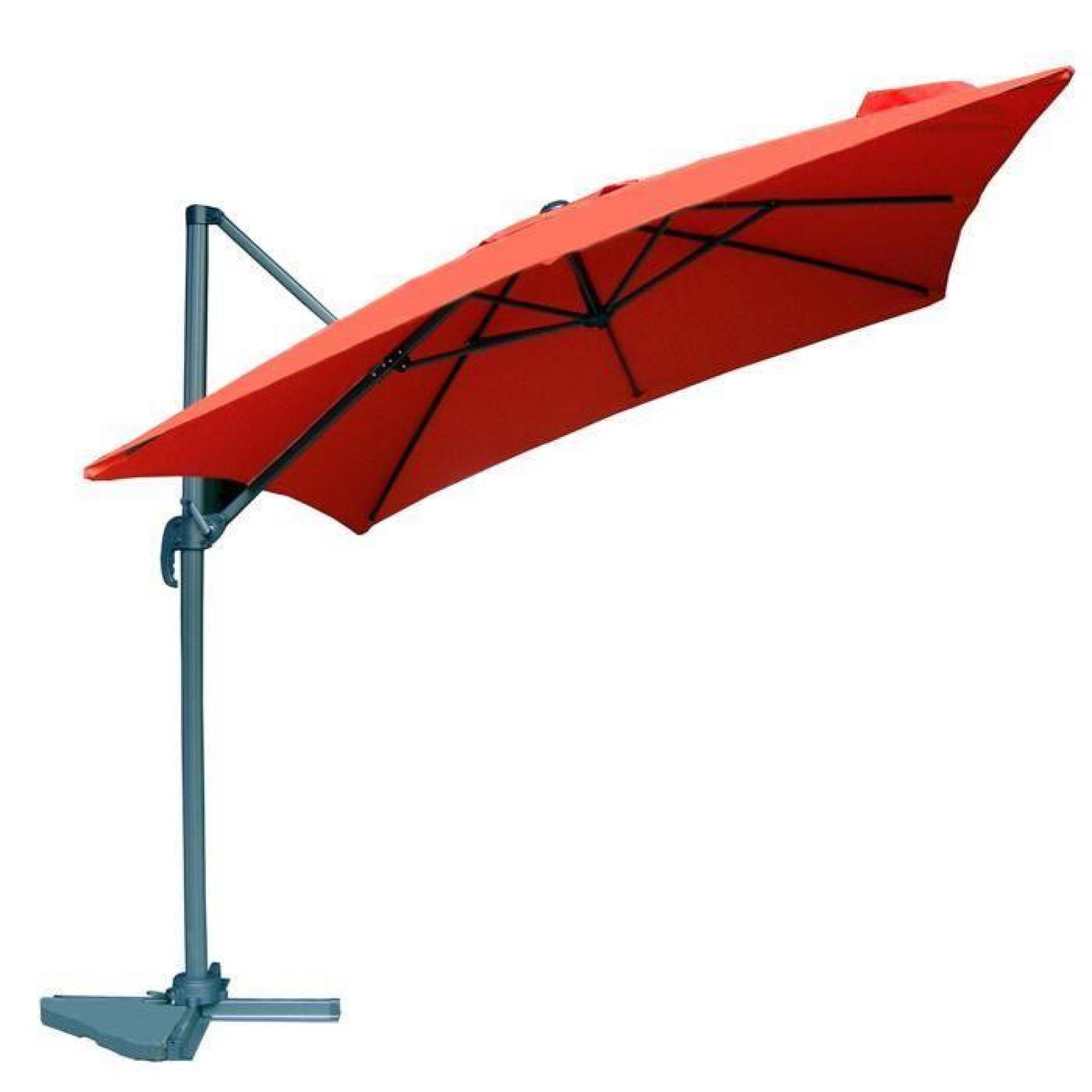 WISLOW rouge parasol 2,5x2,5