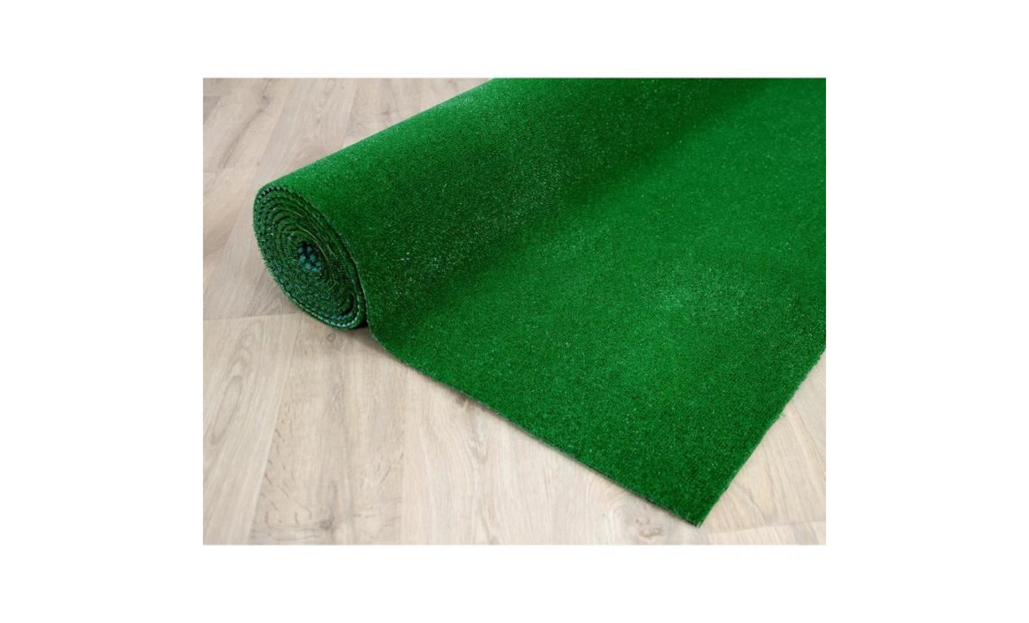 york   tapis type gazon artificiel avec nubs – pour jardin, terrasse, balcon   vert   [400x100 cm]