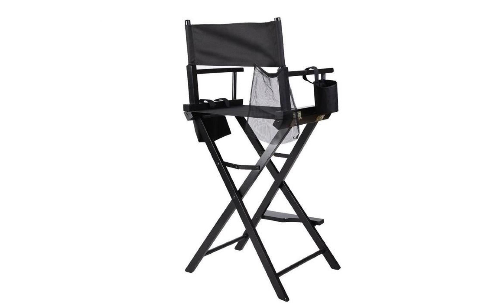 yxn ❤ chaise de maquillage pliante portable professional directors chaise légère massif artiste chaise pliable avec sacoches latéral pas cher