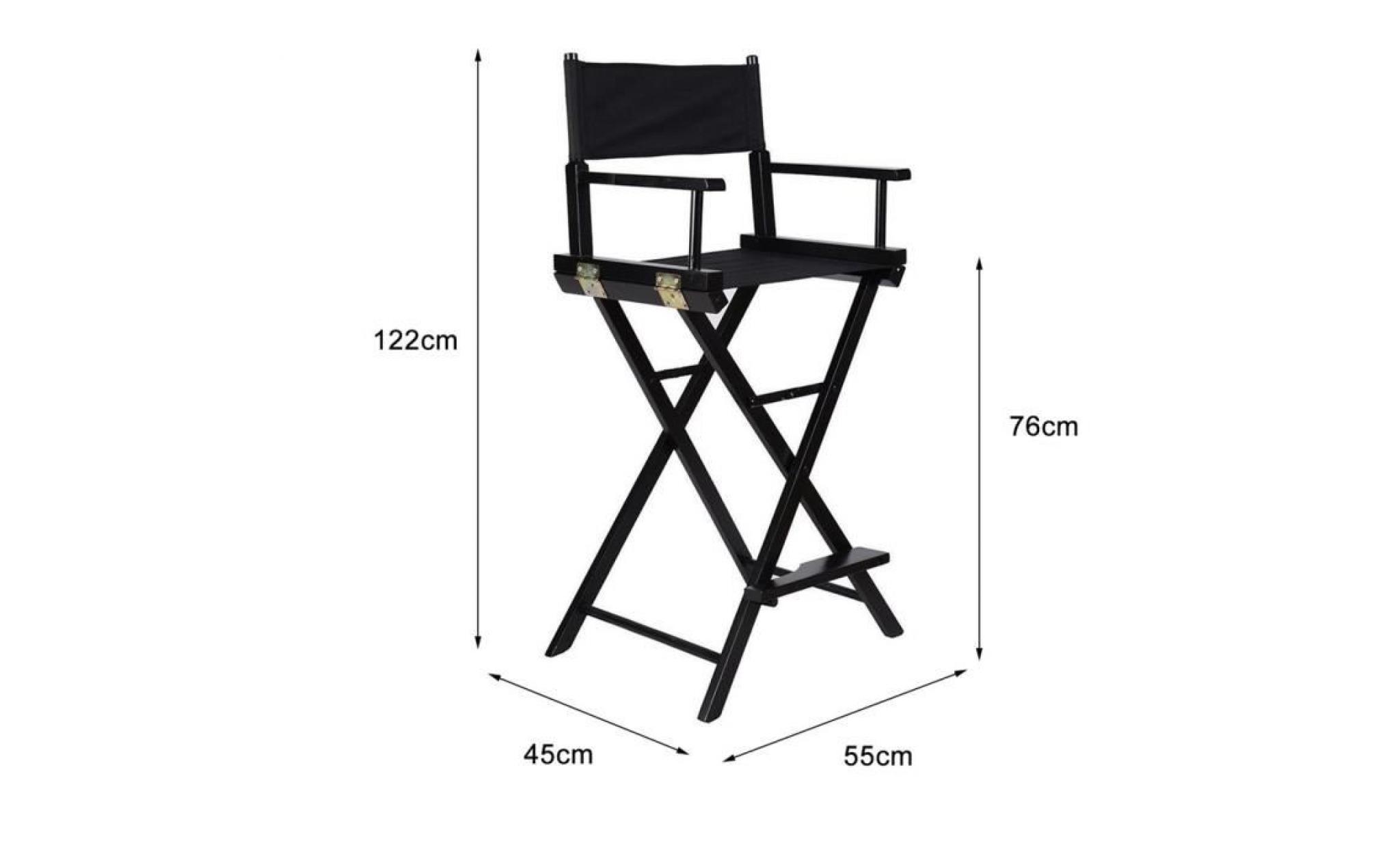 yxn ❤ chaise tabouret fauteuil director make up maquillage metteur stool chair design nail art avec 11 pinceau de maquillage pas cher